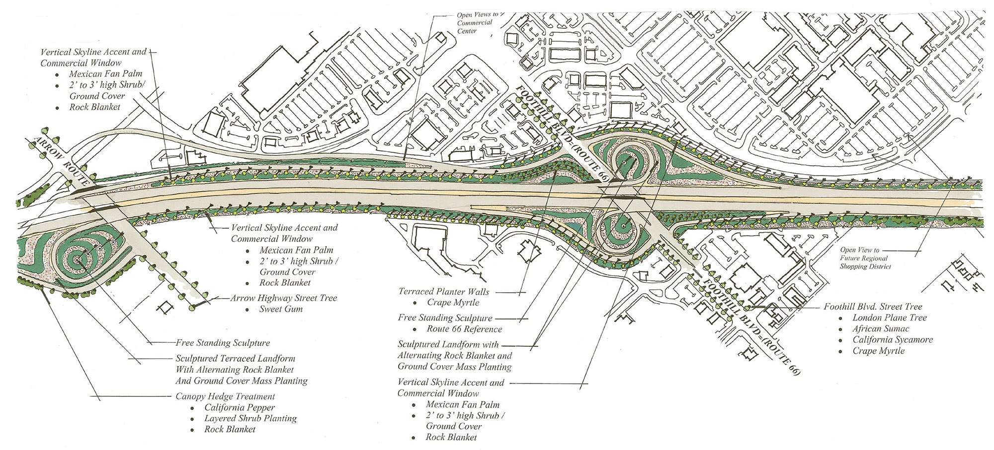 RJMDesignGroup » I-15 Freeway Landscape Beautification Master Plan