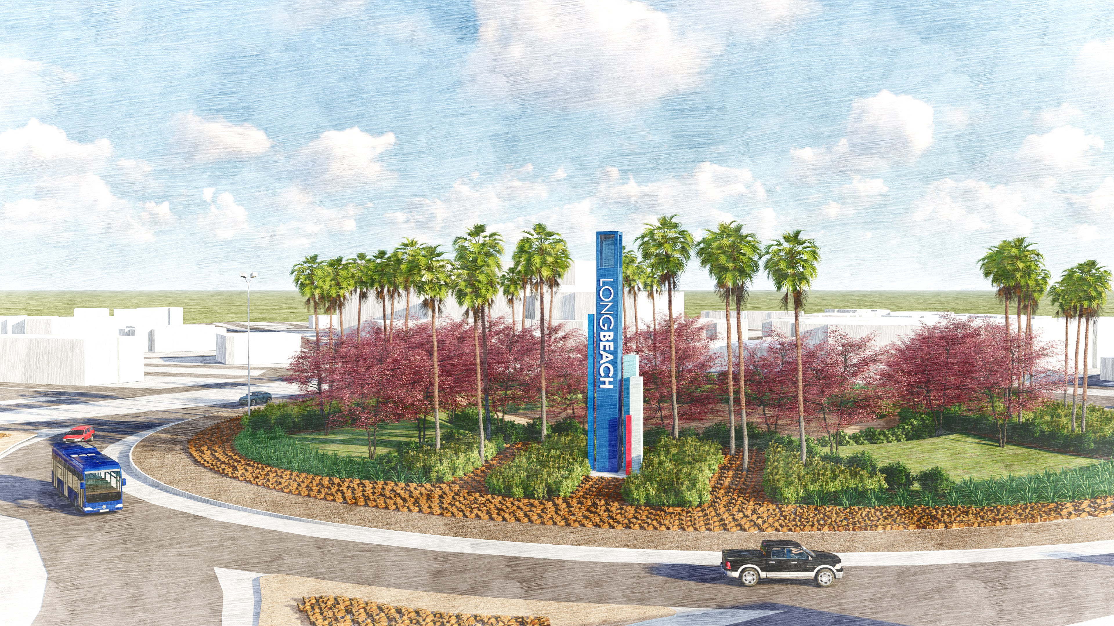 RJMDesignGroup » Long Beach Roundabout